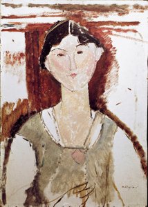 Portrét Beatrice Hastingsové. Obraz od Amedea Modiglianiho od Amedeo Modigliani