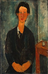 Portrét Chaïm Soutine 1893-1943 od Amedeo Modigliani