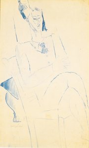 Portrét Jeana Cocteaua, c. 1916 od Amedeo Modigliani