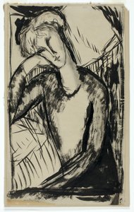 Portrét mladé ženy od Amedeo Modigliani