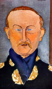 Portrét malíře Léona Baksta 1866-1924, 1917 od Amedeo Modigliani
