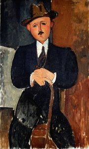 Sedící muž od Amedeo Modigliani