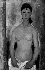 Stojící nahá - Elvira od Amedeo Modigliani