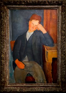 Mladý učeň, cca 1918-19 (olej na plátně) od Amedeo Modigliani