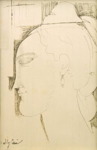 Hlava ženy od Amedeo Modigliani