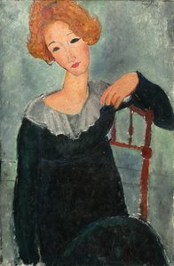 Žena s červenými vlasy od Amedeo Modigliani