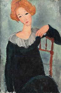 Žena s rudými vlasy od Amedeo Modigliani
