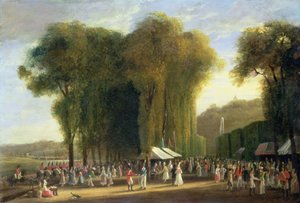 Jour de Fete v St.Cloud: Britští vojáci ve službě, září 1815 (panel)