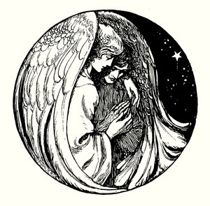 Ilustrace na titulní straně pro Alegorie od Frederica W Farrara (rytina) od Amelia M. (attr.to) Bowerley or Bauerle