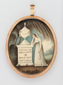Pamětní miniatura od American 19th Century