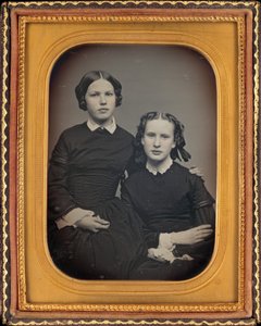 Portrét dvou dívek od American 19th Century