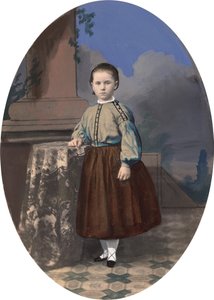 Portrét dívky od American 19th Century