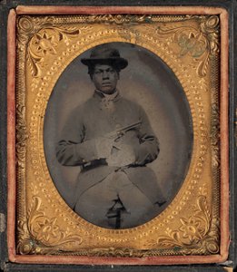 Portrét vojáka USCT od American 19th Century