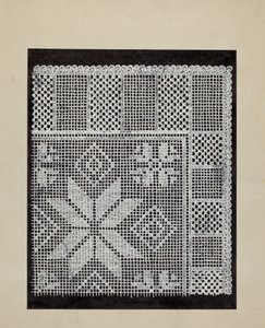 Lace Hardanger od American 20th Century