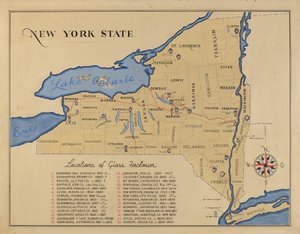 Mapa státu New York