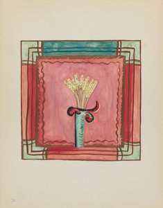 Deska 16: Oltářní panel: Z portfolia "Španělské koloniální návrhy Nového Mexika" od American 20th Century
