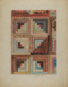 Prošívané kusy - čtverce od American 20th Century