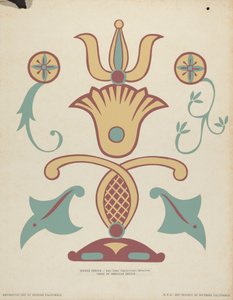 San Juan Capistrano Mission Border Design z portfolia "Decorative Art of Spanish California" od American 20th Century