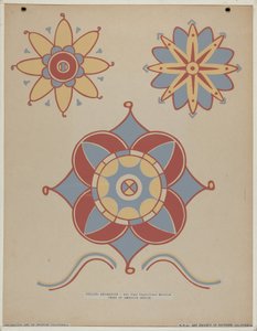San Juan Capistrano Mission Stropní dekorace Z portfolia "Dekorativní umění španělské Kalifornie" od American 20th Century