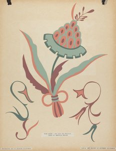 Boční oltář San Luis Rey z portfolia "Decorative Art of Spanish California" od American 20th Century