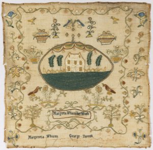 Sampler od American Margereta Whann