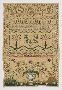 Sampler od American Mary Batchelder