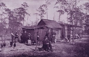 Tábor konzumentů poblíž Lake Worth na Floridě (černobílá fotografie) od American Photographer (after)