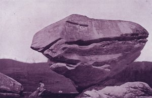 Balanced Rock, poblíž Pittsfield, Massachusetts (černobílá fotografie) od American Photographer (after)