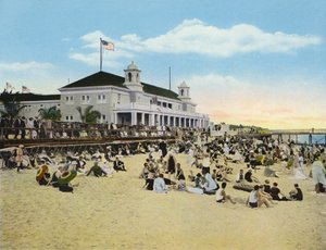 Pláž a kasino koupání, Palm Beach, Florida (foto) od American Photographer (after)