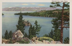 Kalifornie: Emerald Bay, Lake Tahoe (foto) od American Photographer (after)