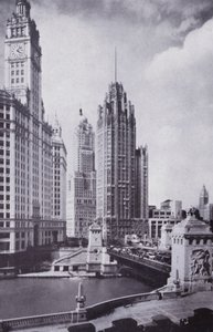 Chicago: Boulevard Link Bridge, Looking North (č/b foto) od American Photographer (after)