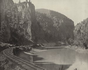 Echo Cliffs, kaňon Grand River, Colorado (černobílá fotografie) od American Photographer (after)