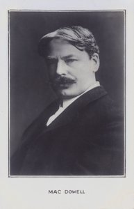 Edward MacDowell , americký skladatel (b/w foto) od American Photographer (after)