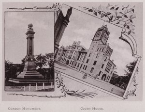 Gordonův památník; Court House (černobílá fotografie) od American Photographer (after)