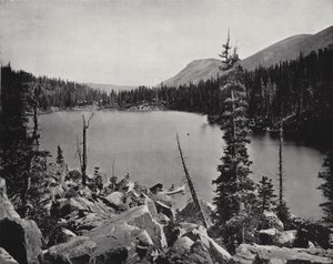 Green Lake, Colorado (černobílá fotografie) od American Photographer (after)