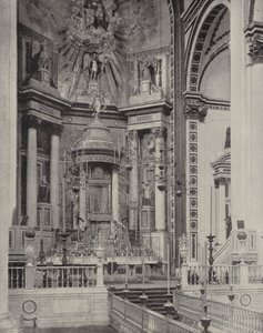 Interiér kostela Guadalupe (černobílá fotografie) od American Photographer (after)
