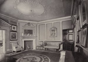 Mount Vernon: West Parlor (černobílá fotografie) od American Photographer (after)