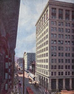 Oregon: Washington Street, Portland (foto) od American Photographer (after)