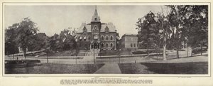 Springfield, Massachusetts: The City Library Group of Buildings (č/b fotografie) od American Photographer (after)