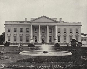 Bílý dům, Washington City (černobílá fotografie) od American Photographer (after)