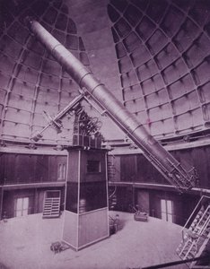 Velký dalekohled v Lickově observatoři (černobílá fotografie) od American Photographer (after)