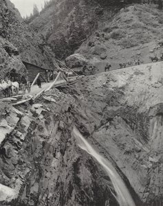 Tollgate Ouray a Silverton Toll Road (černobílá fotografie) od American Photographer (after)