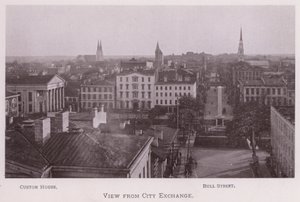 Pohled z City Exchange (č/b foto) od American Photographer (after)