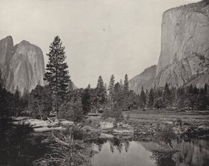 Yosemite Valley, Kalifornie (černobílá fotografie) od American Photographer (after)