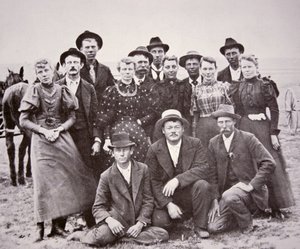 American Pioneers, cca 1850 (č/b foto) od American Photographer