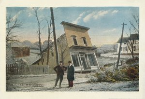 Americká těžba uhlí: Výsledek důlního závalu (barevné foto) od American Photographer