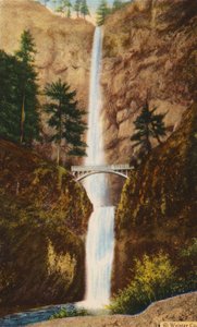 Bensonův most u vodopádů Multnomah (barevné foto) od American Photographer