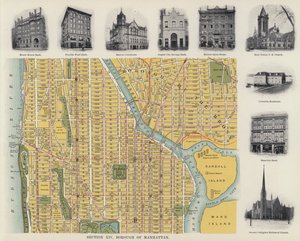 Čtvrť Manhattan (černobílá fotografie) od American Photographer