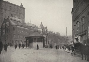Boston: Scollay Square a vjezd do tunelu East Boston (čb fotografie) od American Photographer
