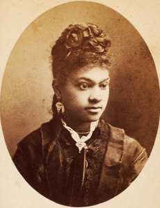 Carte de visite mladé afroamerické ženy, c.1870